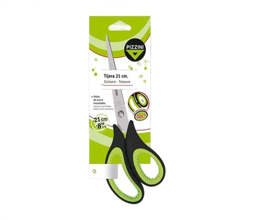 TIJERA PIZZINI 21CM ANTIDESLIZANTE SOFT