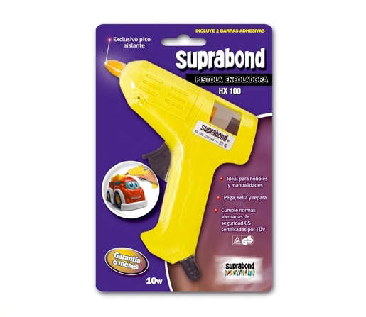 PISTOLA ENCOLADORA SUPRABOND HX100 10W P/BARRA FINA