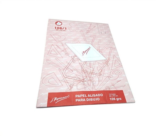 REPUESTO DE DIBUJO ROMANI 106G A3 X 10 HOJAS