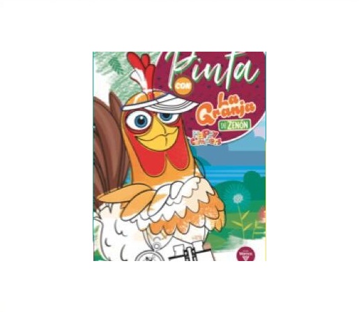LIBRO PARA COLOREAR PINTA CON… LA GRANJA DE ZENON