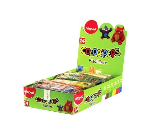 PLASTILINA MAPED COLOR PEPS 20G SURTIDO DISPLAY X24