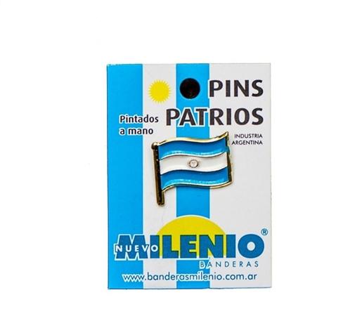 PIN ARGENTINA MILENIO N°1 BANDERA X 1U