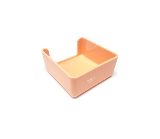 PORTA TACO PIZZINI 9X9 PASTEL NARANJA