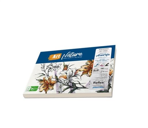 BLOCK PEGADO PLANTEC ART NATURE 17X25 230G 20H