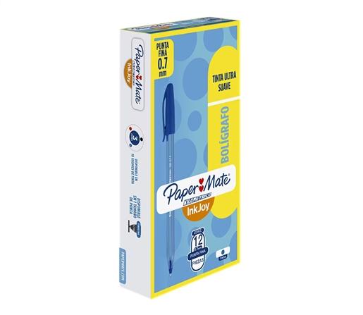 BOLIGRAFO PAPERMATE KILOMETRICO INKJOY 100 ST FINO CJ X12