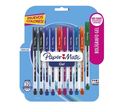 BOLIGRAFO PAPERMATE 0.6MM CLASICO + FASHION BL X10