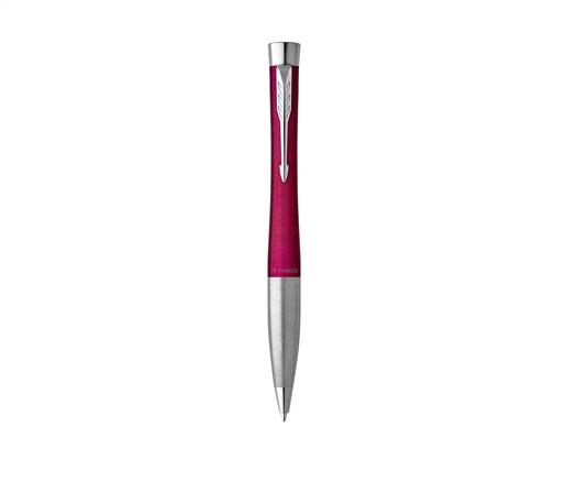 BOLIGRAFO PARKER URBAN MAGENTA TERMINACION CROMADA TINTA AZUL