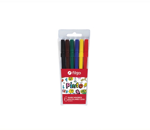 MARCADOR ESCOLAR FILGO PINTO 2210 LINEA ECO EST X6