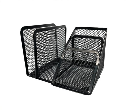 ORGANIZADOR MULTIPLE PORTA CELULAR METAL MESH NEGRO