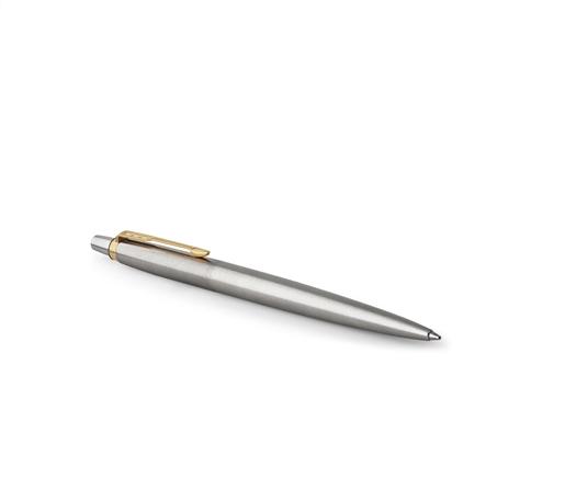BOLIGRAFO PARKER JOTTER CORE ACERO TERMINACION DORADA