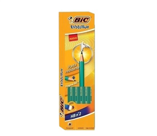 LAPIZ DE GRAFITO BIC EVOLUTION HB CJ X12