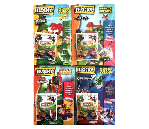 LIBRO DE ACTIVIDADES + BLOCKY PARA ARMAR