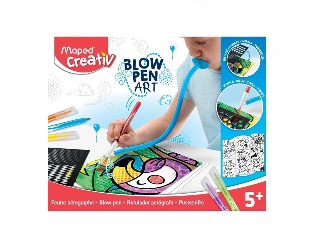 BLOW PEN MAPED CREATIV STRING ART/AEROGRAFO CJ X12