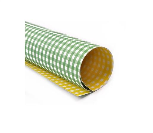 CARTULINA ENTRETENIDA MURESCO PAQ X10 CUADROS VERDE-AMARILLO