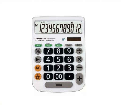 CALCULADORA DAIHATSU D-E1240 BLANCO