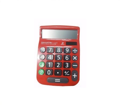 CALCULADORA DAIHATSU D-E1240 ROJO