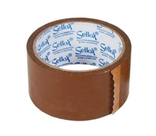 CINTA ADHESIVA DE EMPAQUE SELLOX 48X40 MARRON
