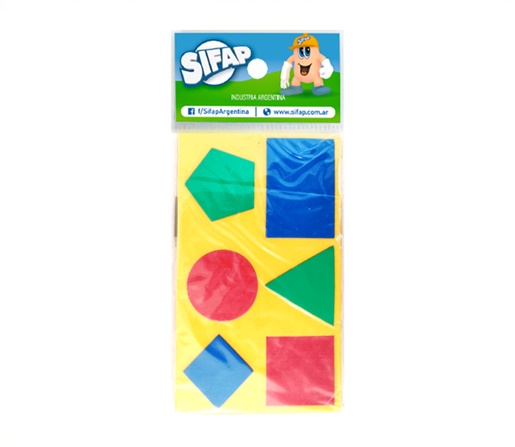 FIGURAS GEOMETRICAS SIFAP MAGNETICO 6 PIEZAS