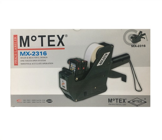 ETIQUETADORA IBICO MOTEX MX-2316 2 LINEAS X10 DIG ALFANUMERICA