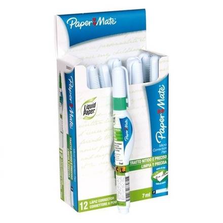 CORRECTOR LAPIZ PAPERMATE LIQUID PAPER 7ML X12