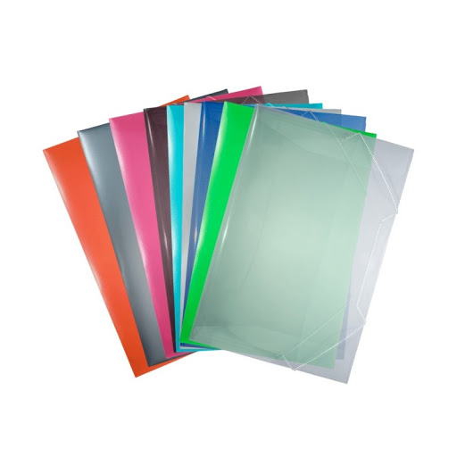 CARPETA 3 SOLAPAS C/ELASTICO LAMA A4 TRASLUCIDA
