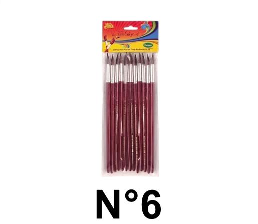 PINCEL PELO PONY VAN ORLEY RD N° 6 X12