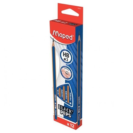 LAPIZ DE GRAFITO MAPED NAVY HB S/GOMA CJ X12
