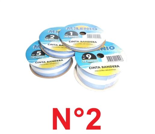 CINTA BANDERA MILENIO N°2 12MM X 10MTS