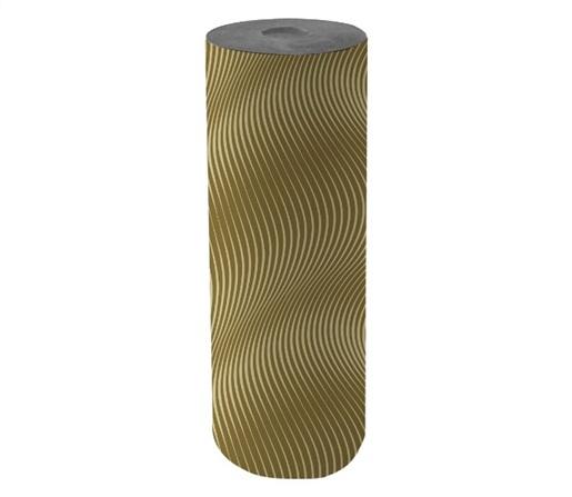 BOBINA DE REGALO MURESCO 35X200 SINUOSO ORO/BEIGE