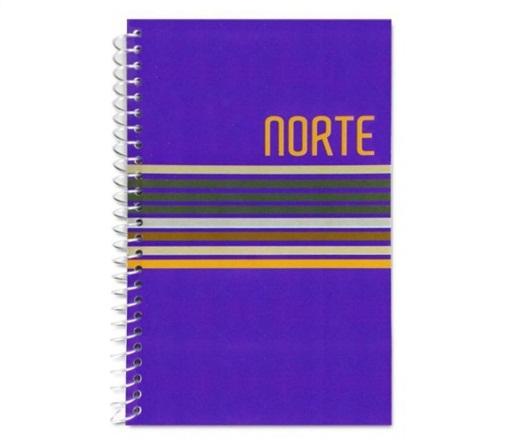 LIBRETA C/ESPIRAL NORTE 4080 S/INDICE 17 X 11 40H