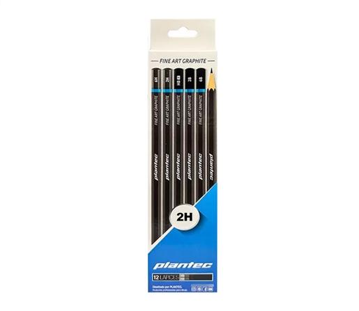 LAPIZ DE GRAFITO PLANTEC 2H CJ X12