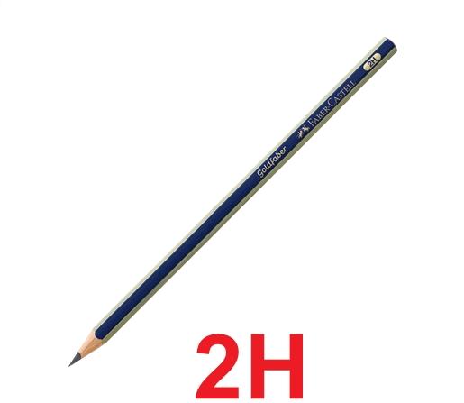LAPIZ DE GRAFITO FABER CASTELL GOLDFABER 2H CJ X12