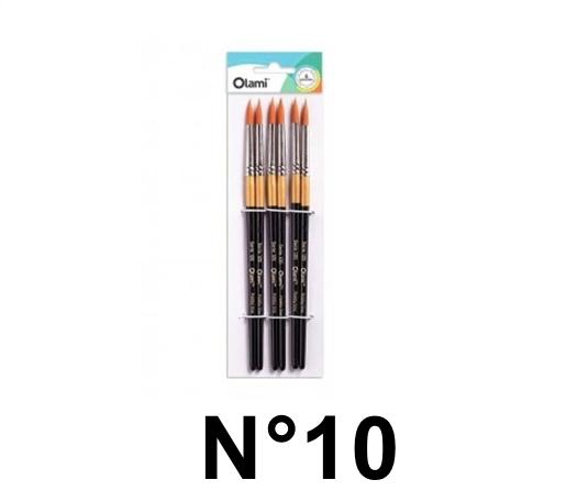 PINCEL REDONDO OLAMI BL X6 120-10