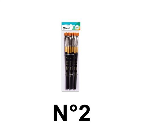 PINCEL CHANFLE OLAMI BL X6 146-2