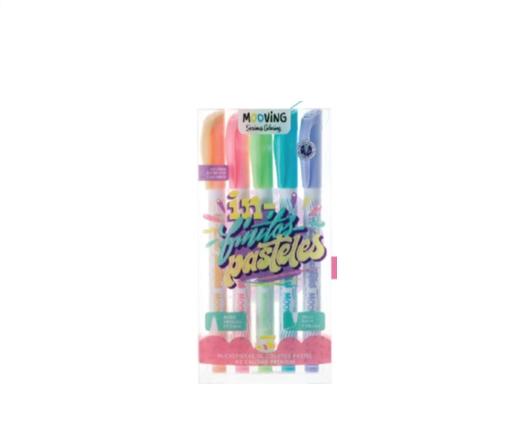 MICROFIBRA COLORING PASTEL X 5