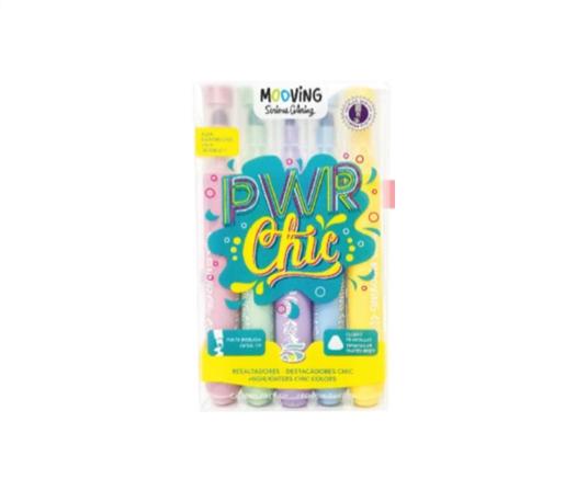 RESALTADOR COLORING CHIC X 5