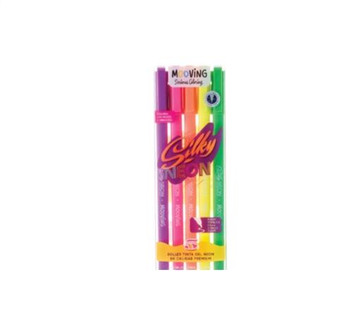 ROLLER TINTA GEL COLORING NEON X 5