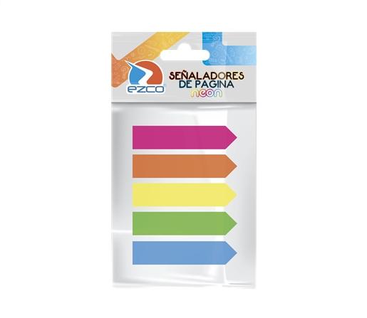 BANDERITAS EZCO 12X44 MM - 5 COLORES