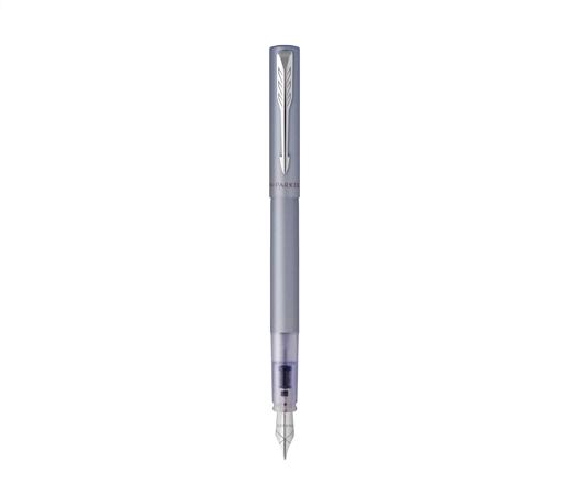 PLUMA PARKER VECTOR CELESTE PERLADO PUNTA MEDIANA