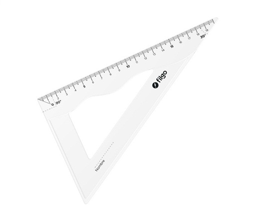 ESCUADRA FILGO GEOX 60° X 21CM CJ X20