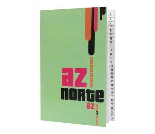 LIBRETA NORTE 403 C/INDICE 15.5 X 10.5 40H