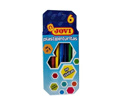 CRAYON JOVI PLASTIPINTURITA HEXAGONAL X6