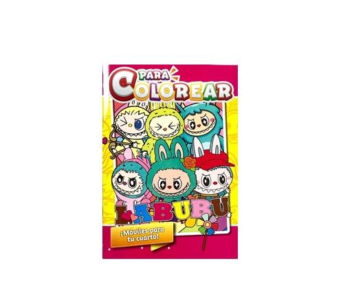 LIBRO PARA COLOREAR INKDROP LABUBU