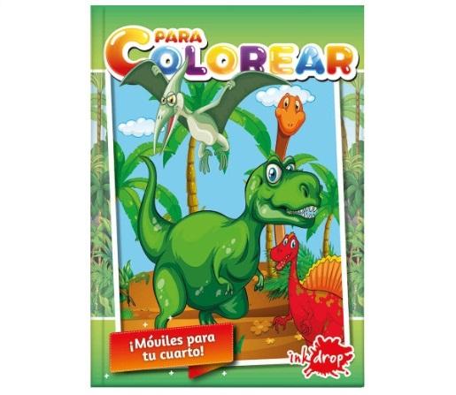 LIBRO PARA COLOREAR INKDROP SAURIOS