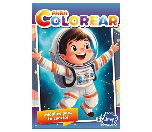 LIBRO PARA COLOREAR INKDROP SPACE KIDS