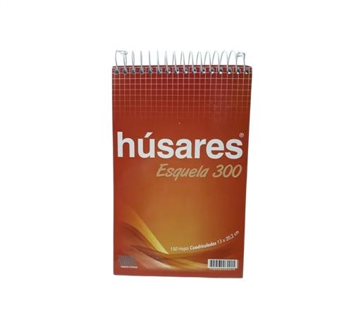 BLOCK C/ESPIRAL HUSARES ESQUELA 300 150H CUADRICULADO