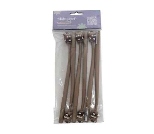 BOLIGRAFO CUERPO DE SILICONA OSO BL X6
