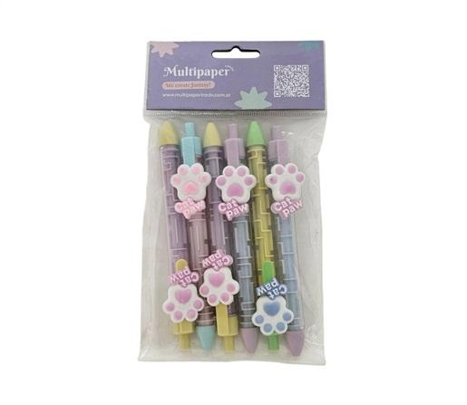 BOLIGRAFO RT LABERINTO CAT PAW BL X6