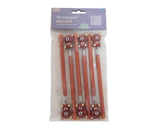LAPIZ CON MINAS INTERCAMBIABLES BEAR BL X6