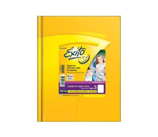 CUADERNO T/D EXITO E3 19X24 100H CUADRICULADO PARA FORRAR